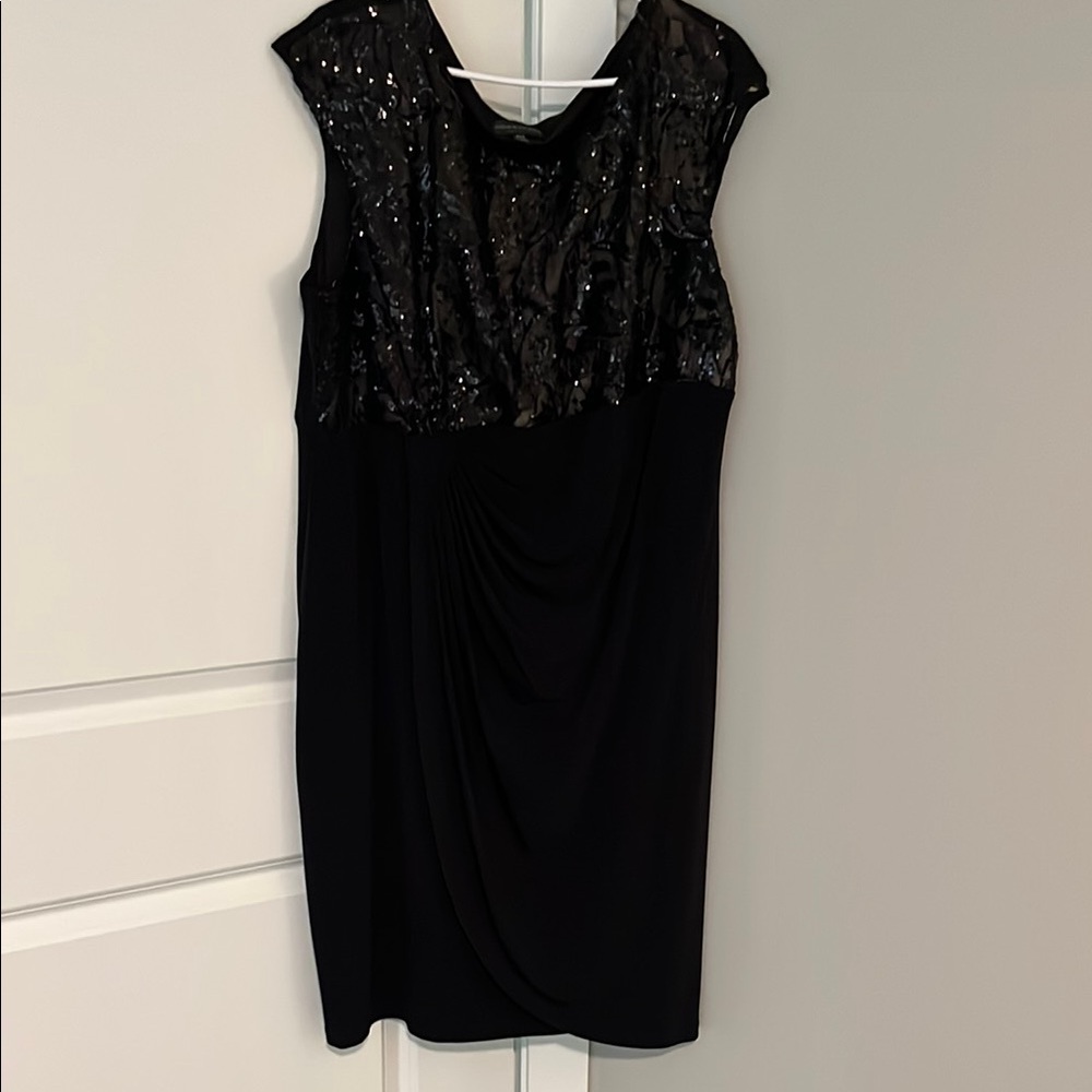 Elegant Black Sequin Dress